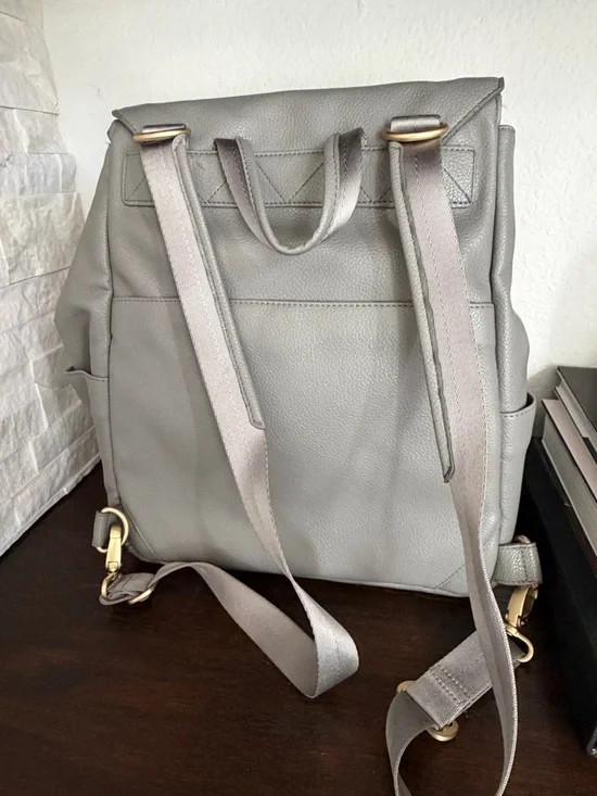 Freshly Picked Classic Diaper Bag-Stone - Picture 3 of 10